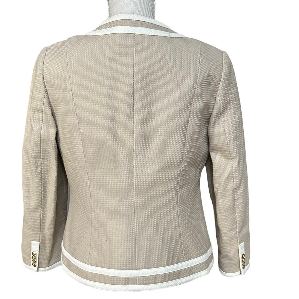Pendleton White & Tan Button Down Business Blazer… - image 4